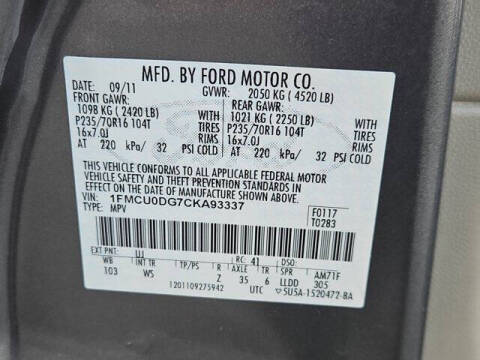 2012 Ford Escape XLT