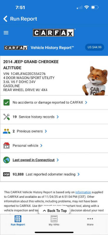 2014 Jeep Grand Cherokee Altitude