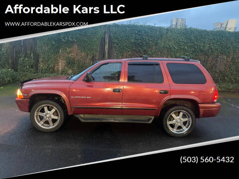 1999 Dodge Durango for sale at Affordable Kars LLC in Portland OR