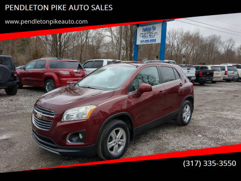 2016 Chevrolet Trax for sale at PENDLETON PIKE AUTO SALES in Ingalls IN
