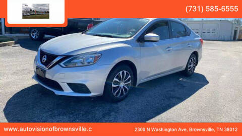 2016 Nissan Sentra for sale at Auto Vision Inc. in Brownsville TN