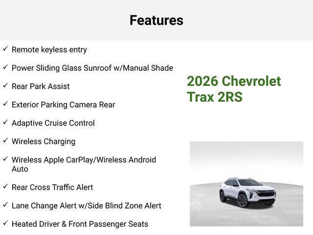2026 Chevrolet Trax RS
