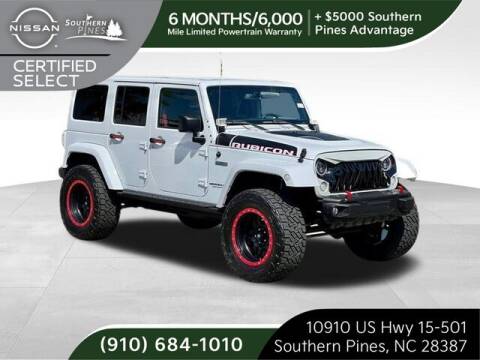 2017 Jeep Wrangler Unlimited for sale at PHIL SMITH AUTOMOTIVE GROUP - Pinehurst Nissan Kia in Southern Pines NC