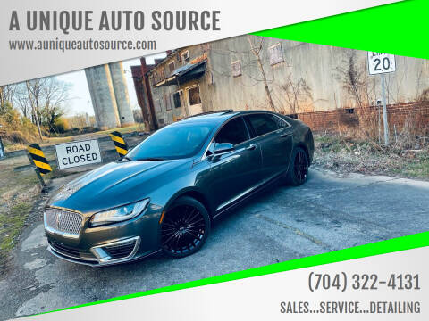 2017 Lincoln MKZ for sale at A UNIQUE AUTO SOURCE in Albemarle NC