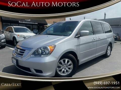 2010 Honda Odyssey for sale at SoCal Auto Motors in Costa Mesa CA