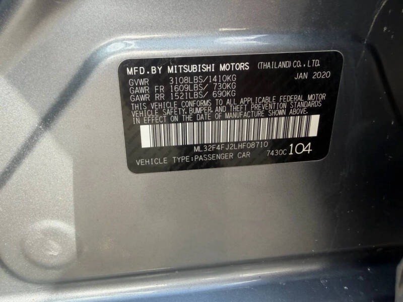 2020 Mitsubishi Mirage G4