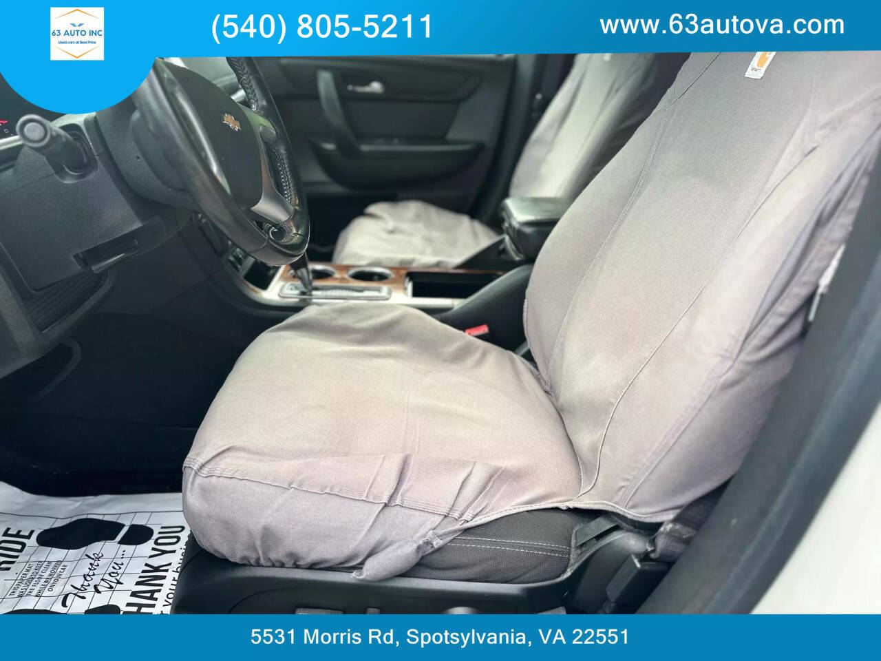 2014 Chevrolet Traverse for sale at 63 Auto Inc in Spotsylvania, VA