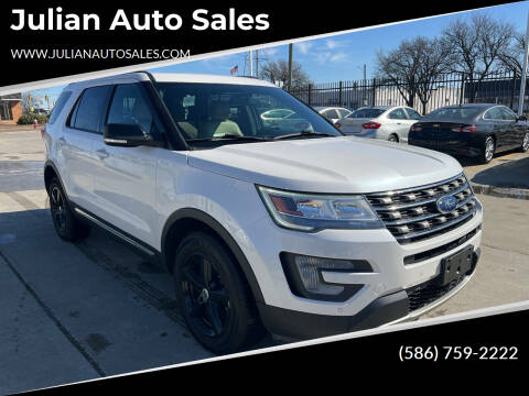 2017 Ford Explorer for sale at Julian Auto Sales in Warren MI