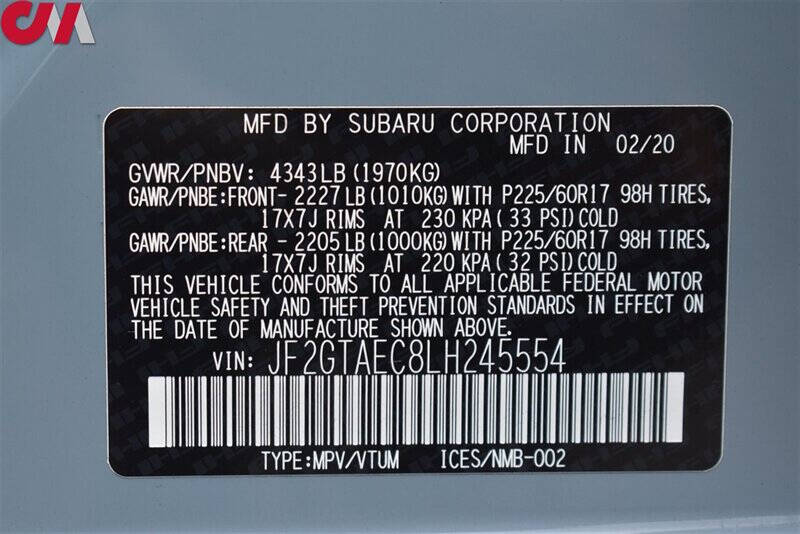 2020 Subaru Crosstrek Premium