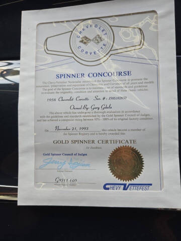 1958 Chevrolet Corvette