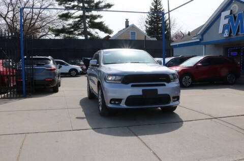 2019 Dodge Durango for sale at F & M AUTO SALES in Detroit MI