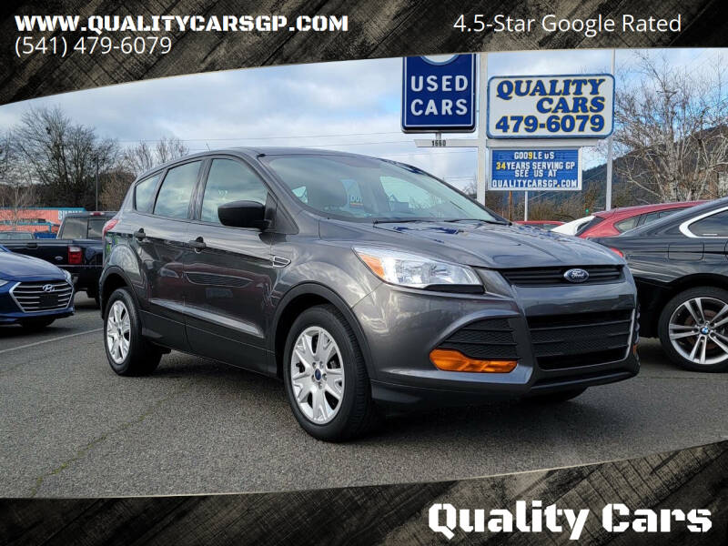2015 Ford Escape for sale at Quality Cars in Grants Pass OR