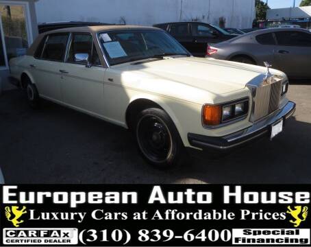 1987 Rolls-Royce Silver Spur for sale at European Auto House in Los Angeles CA