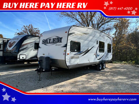 2013 Forest River Salem 24SRV for sale at BUY HERE PAY HERE RV in Burleson TX