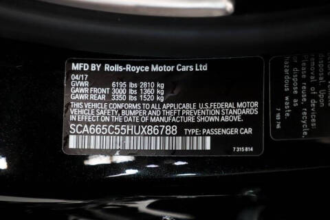 2017 Rolls-Royce Wraith