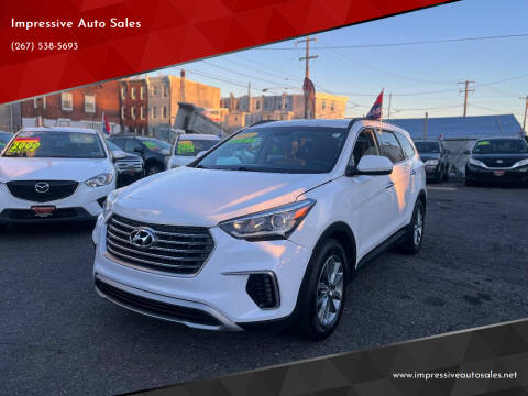 2017 Hyundai Santa Fe for sale at Impressive Auto Sales in Philadelphia PA