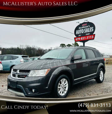 2016 Dodge Journey for sale at McAllister's Auto Sales LLC in Van Buren AR