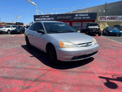 2002 Honda Civic for sale at Auto Planet in Las Vegas NV