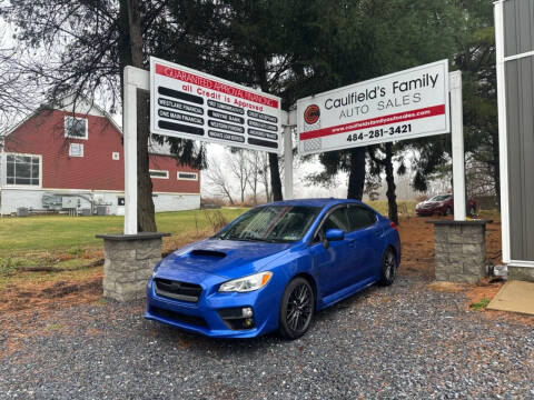 2017 Subaru WRX for sale at Caulfields Family Auto Sales in Bath PA