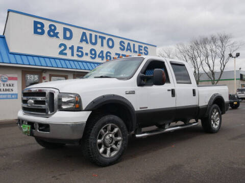 2005 Ford F-250 Super Duty for sale at B & D Auto Sales Inc. in Fairless Hills PA