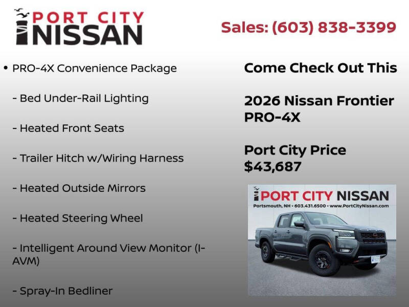 2026 Nissan Frontier PRO-4X