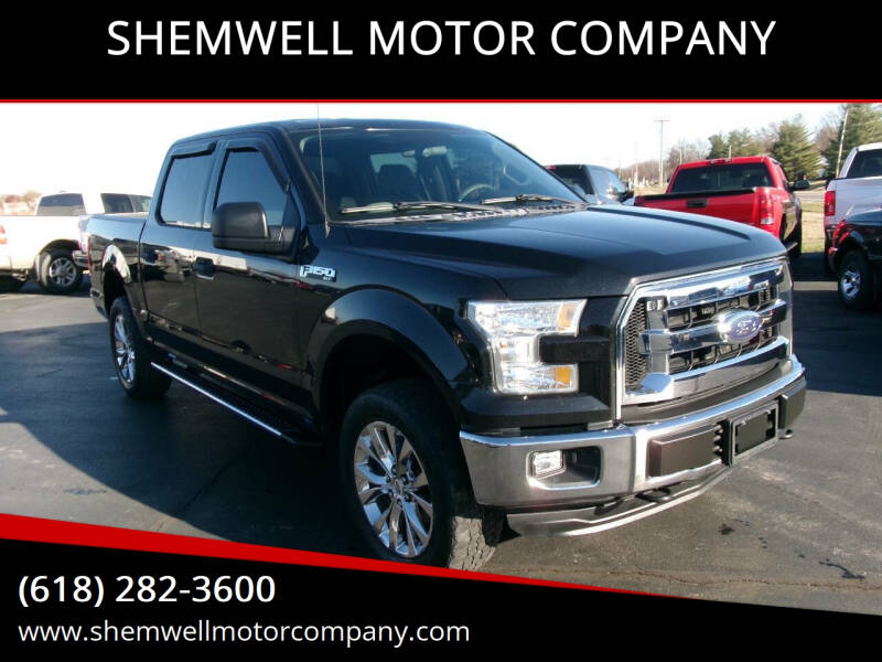 2015 Ford F-150 for sale at SHEMWELL MOTOR COMPANY in Red Bud IL