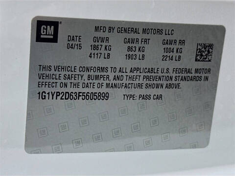 2015 Chevrolet Corvette Z06