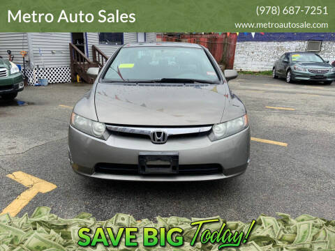 2006 Honda Civic for sale at Metro Auto Sales in Lawrence MA