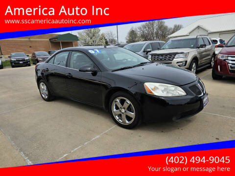 2007 Pontiac G6 for sale at America Auto Inc in South Sioux City NE