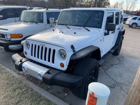 2012 Jeep Wrangler Unlimited for sale at Greg's Auto Sales in Poplar Bluff MO