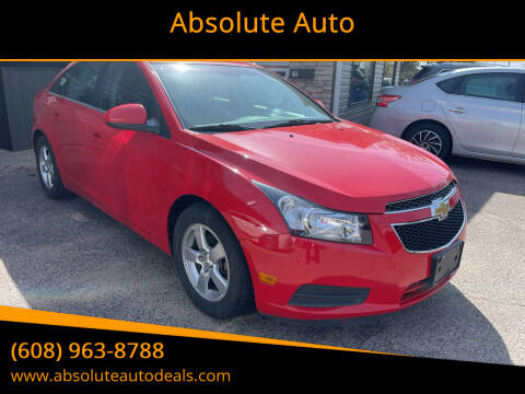 2014 Chevrolet Cruze for sale at Absolute Auto in Baraboo WI