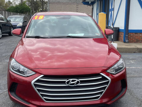 2018 Hyundai Elantra for sale at Capital Motors in Richmond VA