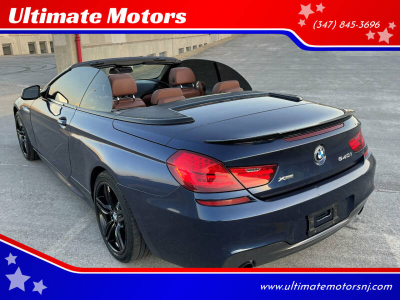 2014 BMW 6 Series for sale at Ultimate Motors in Port Monmouth NJ