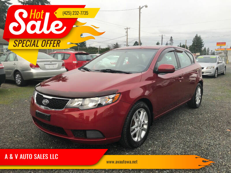 2012 Kia Forte5 for sale at A & V AUTO SALES LLC in Marysville WA