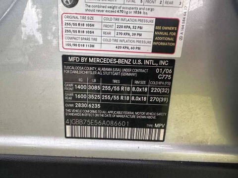 2006 Mercedes-Benz M-Class ML 500