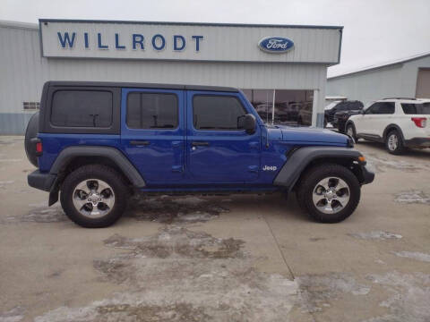 2018 Jeep Wrangler Unlimited for sale at Willrodt Ford Inc. in Chamberlain SD