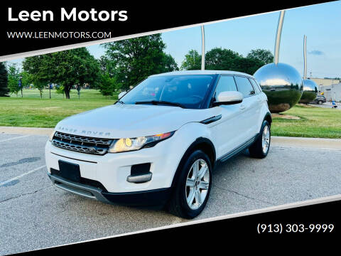 2013 Land Rover Range Rover Evoque for sale at Leen Motors in Merriam KS