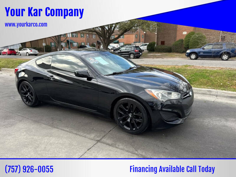 2013 Hyundai Genesis Coupe for sale at Your Kar Company in Norfolk VA