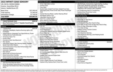2022 Infiniti QX60 Sensory