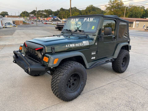 2005 Jeep Wrangler for sale at Global Imports of Dalton LLC in Dalton GA