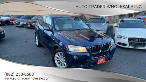 2013 BMW X3 for sale at Auto Trader Wholesale Inc in Saddle Brook NJ