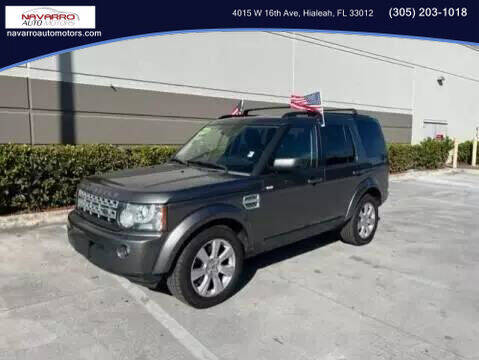 2013 Land Rover LR4 for sale at Navarro Auto Motors in Hialeah FL