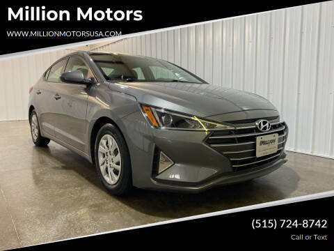 2019 Hyundai Elantra for sale at Million Motors in Adel IA