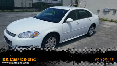 2013 Chevrolet Impala for sale at KK Car Co Inc in Lake Worth FL