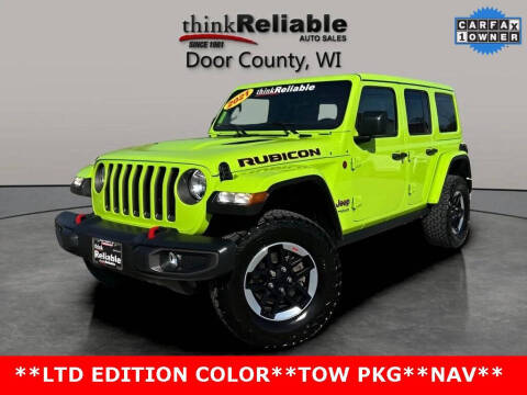 2021 Jeep Wrangler Unlimited for sale at RELIABLE AUTOMOBILE SALES, INC in Sturgeon Bay WI
