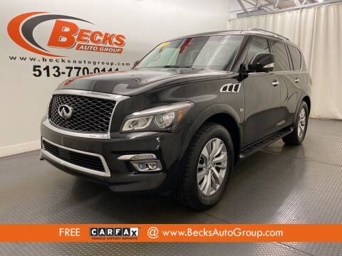 2017 Infiniti QX80 for sale at Becks Auto Group in Mason OH