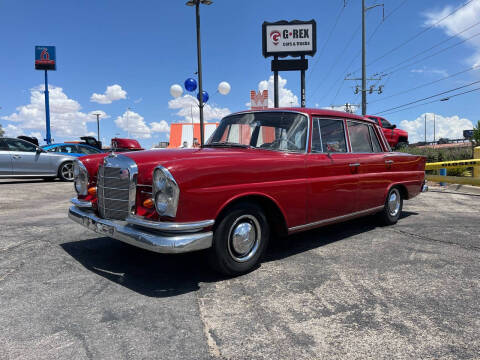 1965 Mercedes-Benz 220SE for sale at G Rex Cars & Trucks in El Paso TX