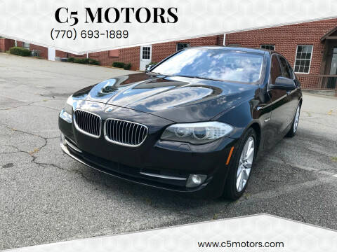 2013 BMW 5 Series for sale at C5 Motors in Marietta GA