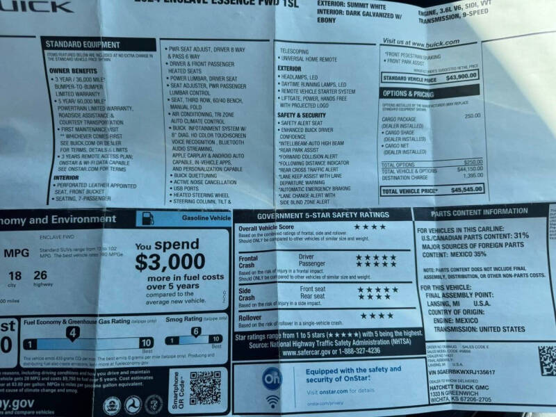 2024 Buick Enclave Essence