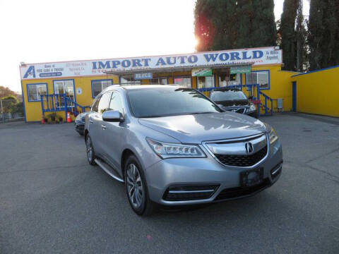 2016 Acura MDX for sale at Import Auto World in Hayward CA